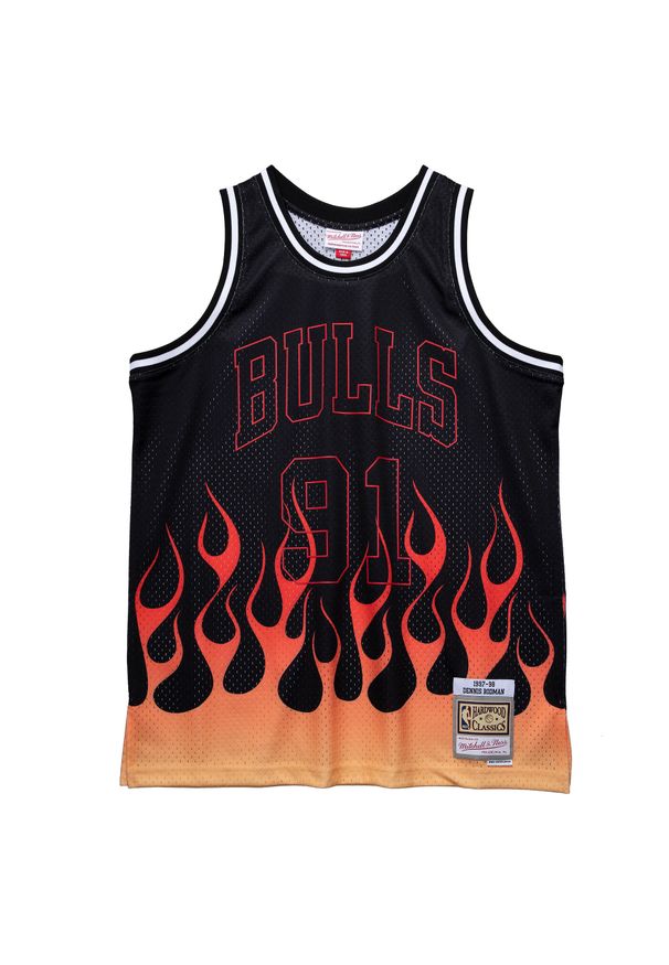 Mitchell & Ness - Koszulka Nba Chicago Bulls Dennis Rodman. Kolor: czarny. Sport: koszykówka