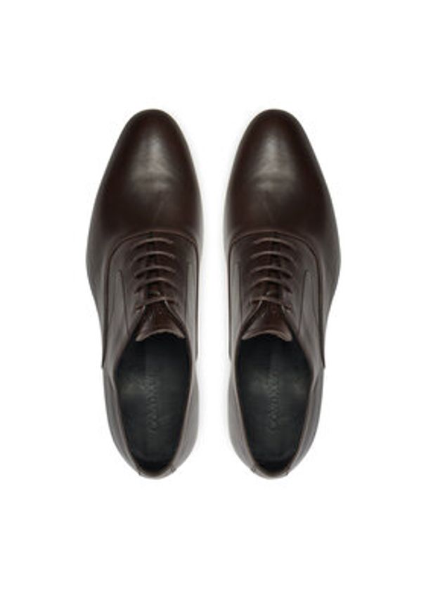 Calvin Klein Półbuty HM0HM01690 Brązowy. Kolor: brązowy. Materiał: skóra