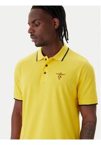 Aeronautica Militare Polo 261PO1308UP00082 Żółty Regular Fit. Typ kołnierza: polo. Kolor: żółty. Materiał: bawełna #3