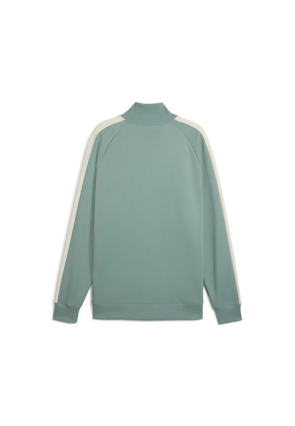 Puma Bluza T7 Always On Track 62958730. Kolor: zielony. Materiał: dresówka