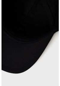 Calvin Klein czapka bawełniana kolor czarny z aplikacją. Kolor: czarny. Materiał: bawełna. Wzór: aplikacja #4