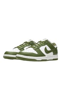 Buty do chodzenia dla dorosłych Nike Dunk Low Medium Olive. Kolor: zielony, biały. Sport: turystyka piesza #2