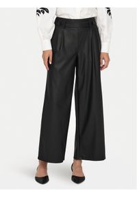 JDY Spodnie z imitacji skóry Soya 15328975 Czarny Regular Fit. Kolor: czarny. Materiał: skóra #1