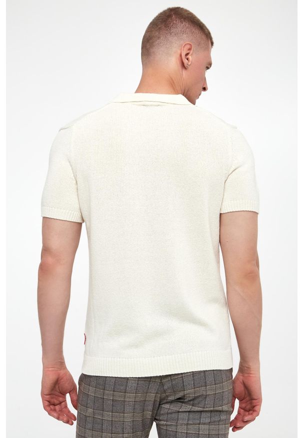 JOOP! Jeans - Sweter męski z kołnierzykiem Beloro JOOP! JEANS