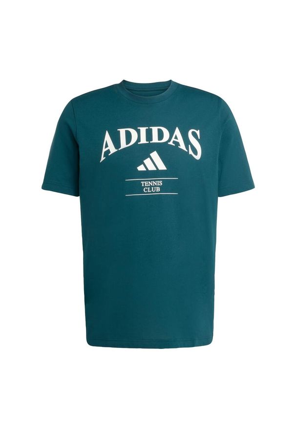 Adidas - Koszulka adidas Heritage Graphic. Kolor: niebieski. Technologia: ClimaCool (Adidas)