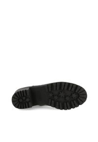 MEXX - Mexx Sztyblety Danella damskie kolor czarny na słupku. Nosek buta: okrągły. Kolor: czarny. Obcas: na słupku, na obcasie. Wysokość obcasa: średni