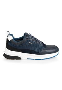 Geox Sneakersy "Rockson B" | U947WA 04314 | Rockson B | Mężczyzna | Granatowy. Nosek buta: okrągły. Kolor: niebieski. Materiał: materiał, skóra #4