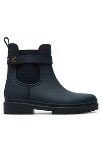 TOMMY HILFIGER - Tommy Hilfiger Kalosze Th Stud Rubberised Rainboot FW0FW08168 Granatowy. Kolor: niebieski #1