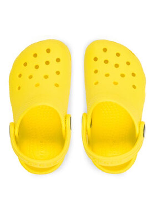 Crocs Klapki Classic Clog T 206990 Żółty. Kolor: żółty