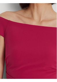 Lauren Ralph Lauren Sukienka koktajlowa 253863510016 Różowy Regular Fit. Kolor: różowy. Materiał: syntetyk. Styl: wizytowy #5