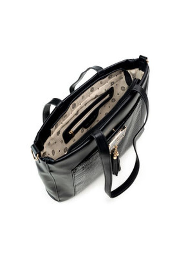 Monnari Torebka BAG4120-020 Czarny. Kolor: czarny. Materiał: skórzane