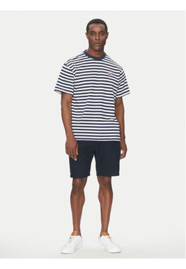 Scotch & Soda T-Shirt 178581 Granatowy Regular Fit. Kolor: niebieski. Materiał: bawełna