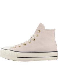 Tenisówki Converse Model Chuck Taylor All Star Lift Kolor Rose. Kolor: różowy. Materiał: tkanina, skóra