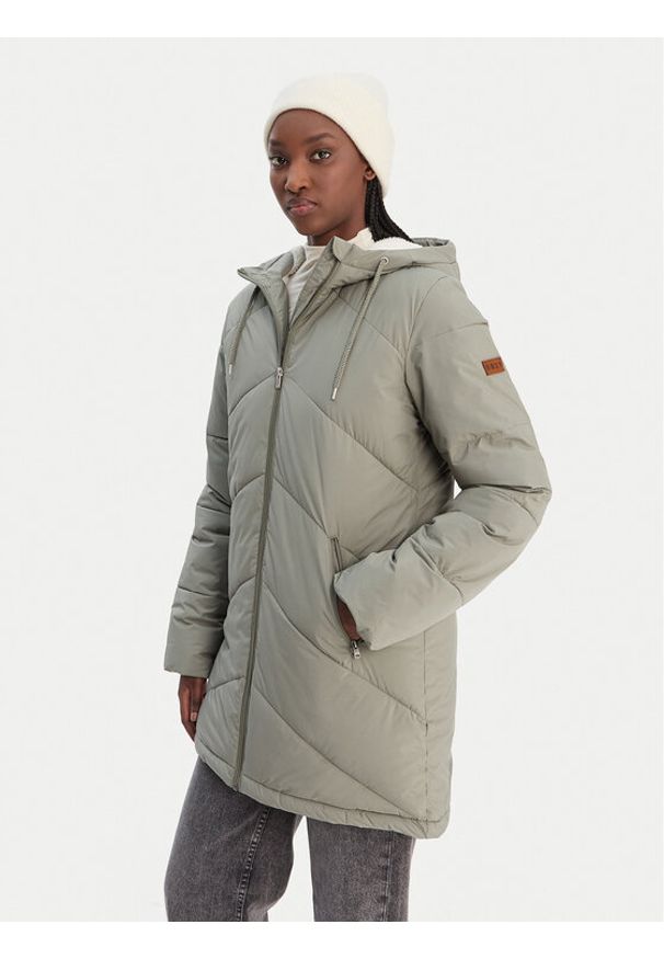 Roxy Kurtka zimowa Better Weather ERJJK03634 Zielony Regular Fit. Kolor: zielony. Materiał: syntetyk. Sezon: zima