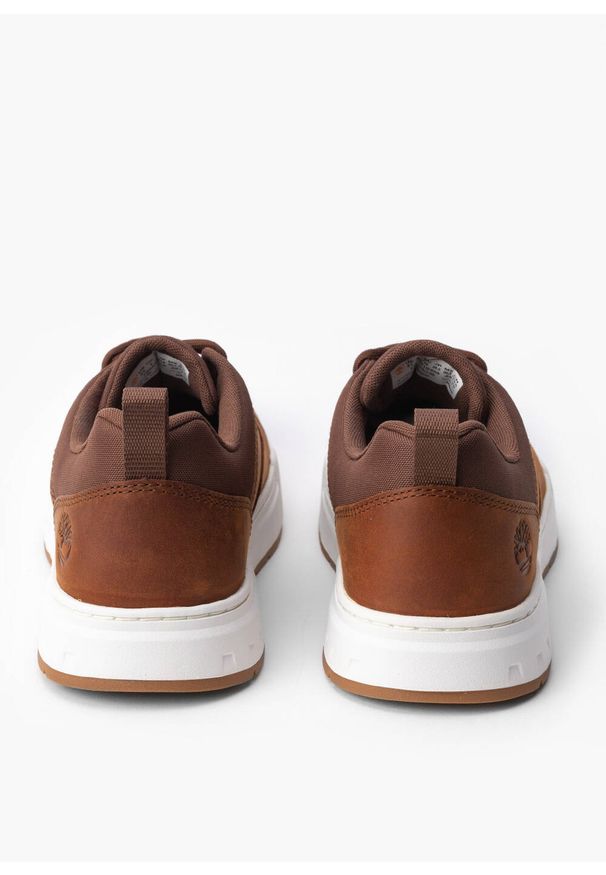 Timberland - Sneakersy męskie TIMBERLAND Maple Grove LTHR OX. Okazja: na co dzień. Kolor: brązowy. Materiał: guma, materiał, jeans