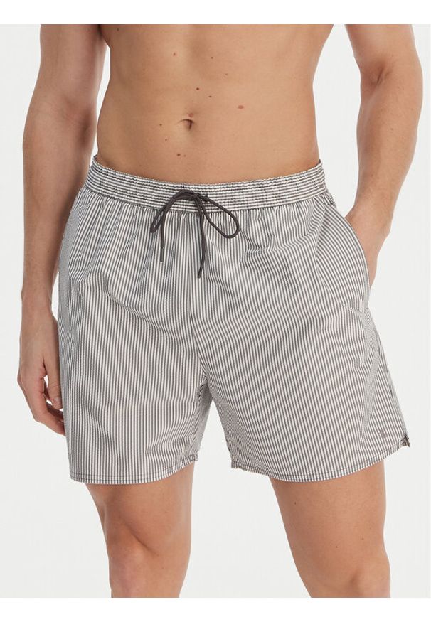 Calvin Klein Swimwear Szorty kąpielowe LV00N61040 Kolorowy. Materiał: syntetyk. Wzór: kolorowy