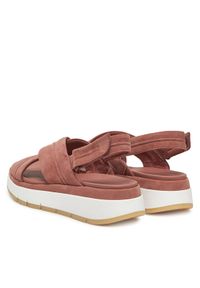 Clarks Sandały Tuscan Cross 26181471 Różowy. Kolor: różowy. Materiał: skóra, zamsz