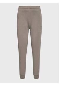 Calvin Klein Spodnie dresowe Micro Logo Essential K20K204424 Brązowy Regular Fit. Kolor: brązowy. Materiał: bawełna #3