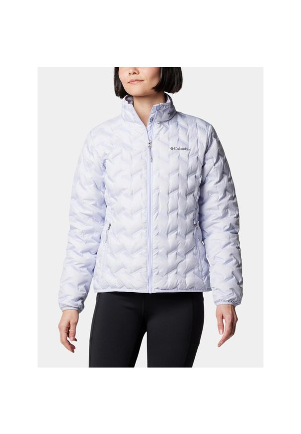 columbia - Kurtka Puchowa Damska Columbia Delta Ridge II. Kolor: niebieski. Materiał: puch. Sezon: jesień. Sport: turystyka piesza