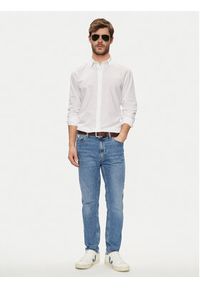 Jack & Jones - Jack&Jones Koszula 12248579 Biały Slim Fit. Kolor: biały. Materiał: bawełna, len #6