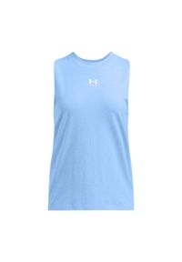 Tank top treningowy damski Under Armour Rival Muscle Tank. Kolor: niebieski