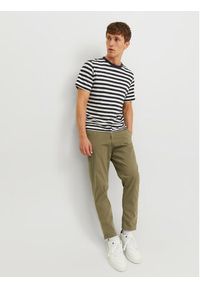 Jack & Jones - Jack&Jones Chinosy Harlow 12242188 Zielony Tapered Fit. Kolor: zielony. Materiał: bawełna