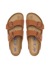 Birkenstock Klapki Arizona Bs 1019067 Brązowy. Kolor: brązowy. Materiał: skóra #4
