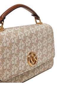 MICHAEL Michael Kors Torebka Delancey 30T4GD8S6B Beżowy. Kolor: beżowy. Materiał: skórzane