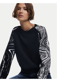 Desigual Sweter Kodiak 25WWJF28 Czarny Regular Fit. Kolor: czarny. Materiał: syntetyk #2