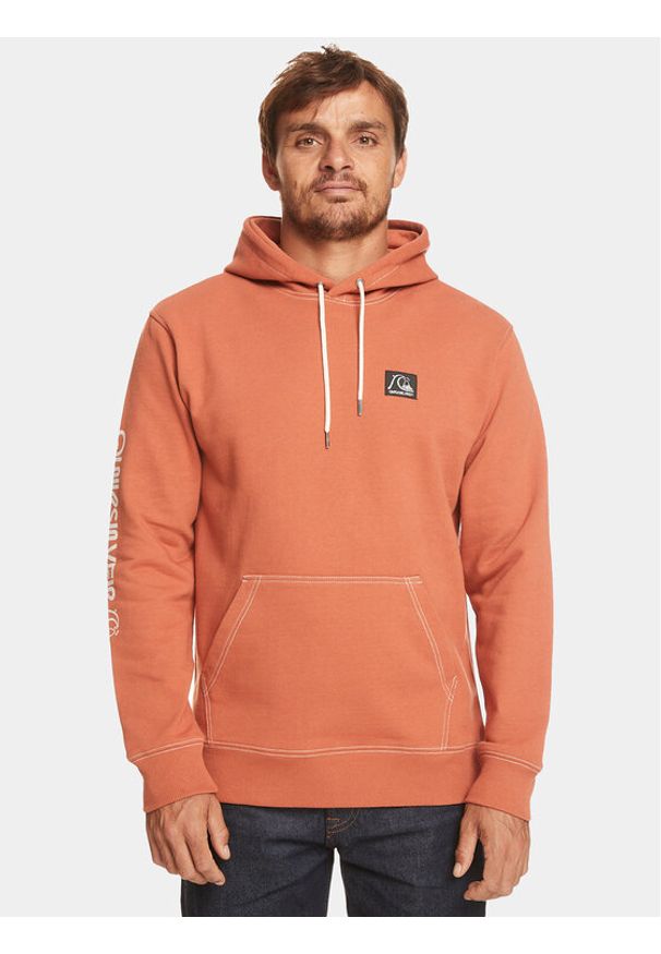 Quiksilver Bluza The Original Otlr EQYFT04794 Pomarańczowy Regular Fit. Kolor: pomarańczowy. Materiał: bawełna