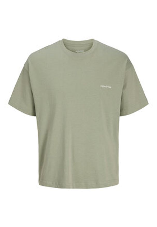 Jack & Jones T-Shirt Montauk Back 12290892 Zielony Regular Fit. Kolor: zielony. Materiał: bawełna