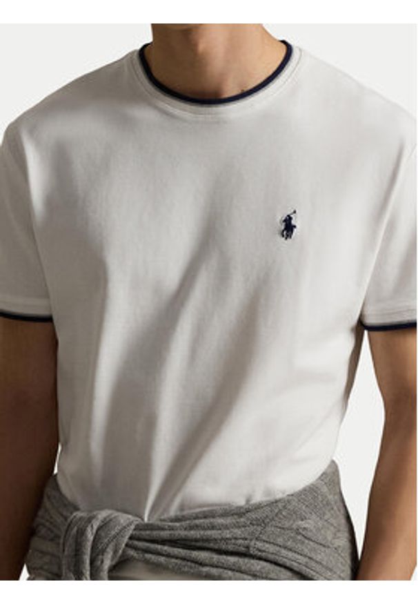 Polo Ralph Lauren T-Shirt 710963492002 Biały Regular Fit. Typ kołnierza: polo. Kolor: biały. Materiał: bawełna