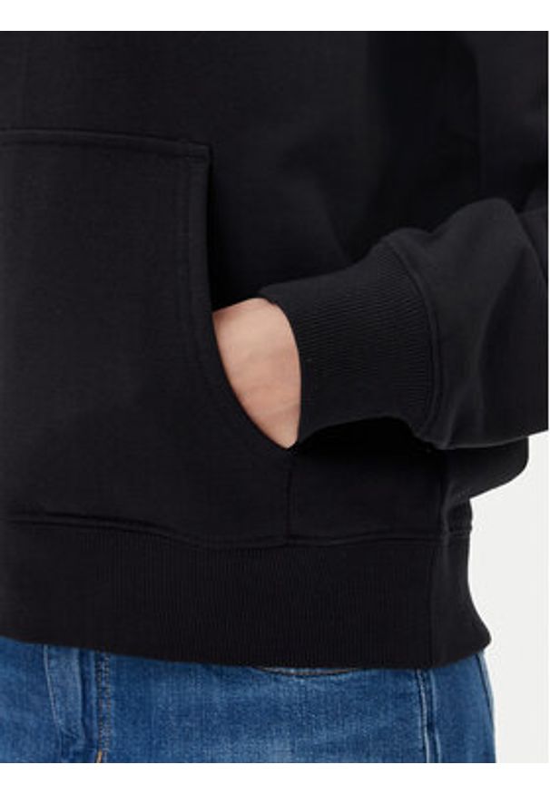 Guess Jeans Bluza W5RQ27 K68I4 Czarny Oversize. Kolor: czarny. Materiał: bawełna