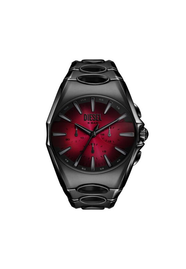 Diesel Zegarek D-Curve Chronograph DZ4696 Czarny. Kolor: czarny
