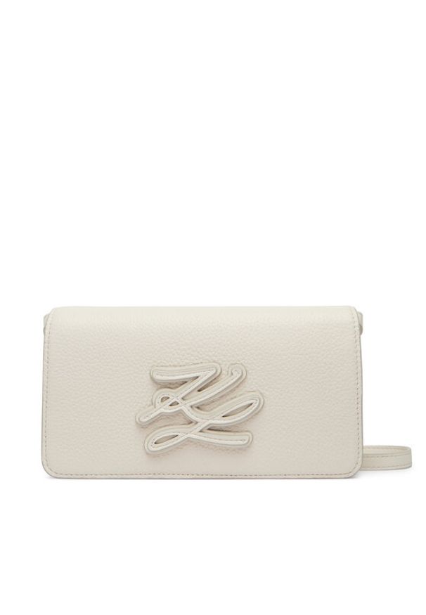 Karl Lagerfeld - KARL LAGERFELD Torebka B2W30272 Biały. Kolor: biały. Materiał: skórzane