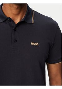 BOSS Polo Paddy 50469055 Granatowy Regular Fit. Typ kołnierza: polo. Kolor: niebieski. Materiał: bawełna #3