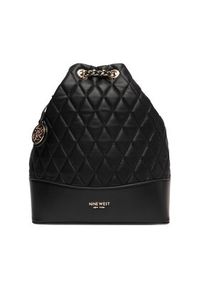 Nine West Plecak CEO-KANSAS-JH5824-NW Czarny. Kolor: czarny. Materiał: materiał #4
