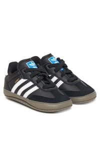 Adidas - adidas Sneakersy Samba Kids JI2757 Czarny. Kolor: czarny. Materiał: skóra #5