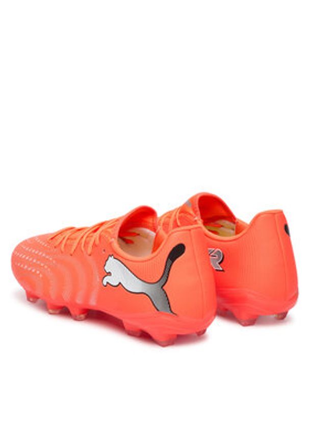 Puma Buty do piłki nożnej Future 9 Play Fg/Ag 108715 01 Pomarańczowy. Kolor: pomarańczowy. Materiał: skóra