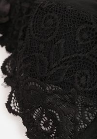 Renee - Czarny Klasyczny Biustonosz Ozdobiony Koronką Terisa. Kolor: czarny. Materiał: koronka. Wzór: aplikacja, koronka #3