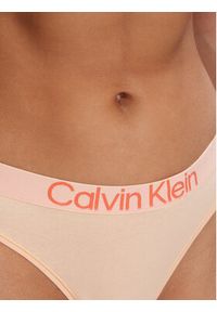 Calvin Klein Underwear Stringi LV00QD5292 Pomarańczowy jasny. Kolor: pomarańczowy. Materiał: bawełna #3