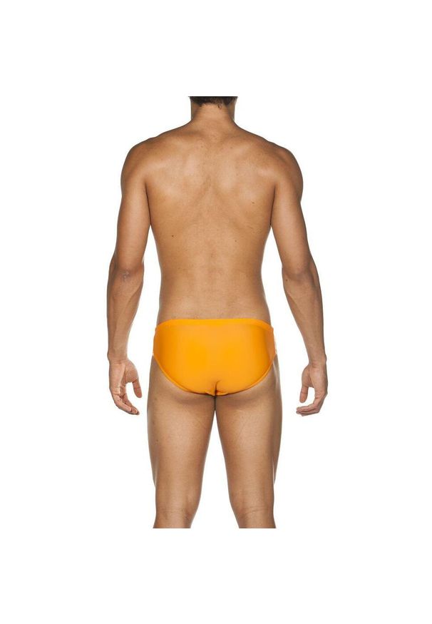 Kąpielówki slipy męskie na basen Arena Team Fit Brief. Kolor: pomarańczowy