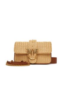 Pinko - PINKO Torebka Love One Mini Slouchy Fl PE 25 PLTT 104340 A2CF Beżowy. Kolor: beżowy #7