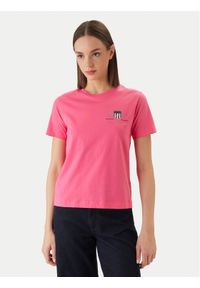 GANT - Gant T-Shirt 4200277 Różowy. Kolor: różowy. Materiał: bawełna #1