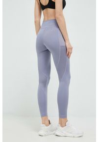 adidas Performance legginsy treningowe Train Essentials kolor szary gładkie. Kolor: szary. Materiał: skóra, dzianina, materiał. Wzór: gładki. Sport: fitness #2