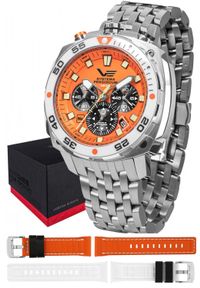 Zegarek męski Vostok Europe VK67-650A723B srebrny. Kolor: srebrny #1