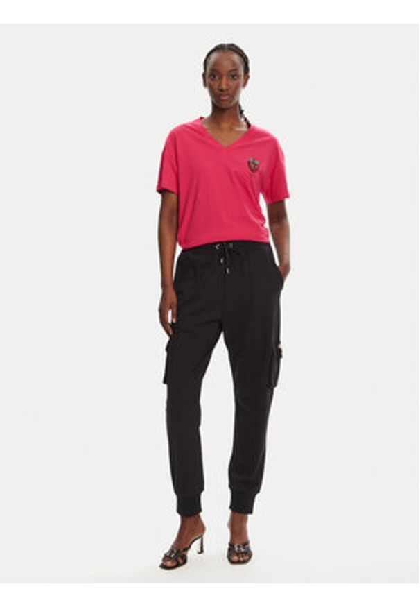 Liu Jo T-Shirt WA5366 JS904 Różowy Regular Fit. Kolor: różowy. Materiał: bawełna