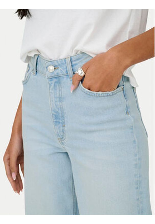 only - ONLY Jeansy Juicy 15359784 Niebieski Wide Leg. Kolor: niebieski