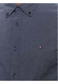 TOMMY HILFIGER - Tommy Hilfiger Koszula Mini Geo MW0MW25036 Granatowy Regular Fit. Kolor: niebieski. Materiał: bawełna #3