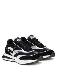Karl Lagerfeld - KARL LAGERFELD Sneakersy KL62933N Czarny. Kolor: czarny. Materiał: zamsz, skóra #2